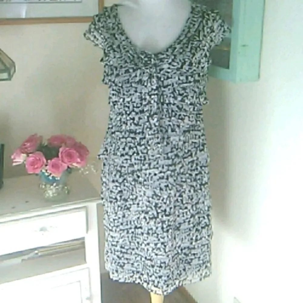 R & K Originals Sheer Layered Dress